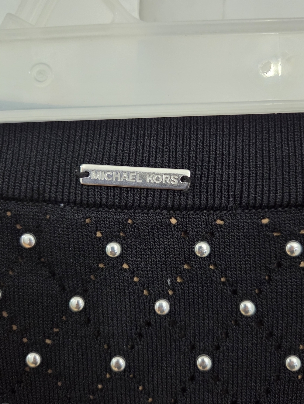 Michael Kors Studded Midi Pencil Skirt - Picture 7 of 9